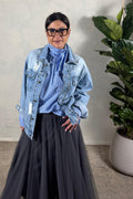 GIACCA DENIM ROTTURE