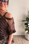 MAGLIA RETE MOKA